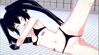 Innocent Stella needs to have an orgasm - Black Rock Shooter